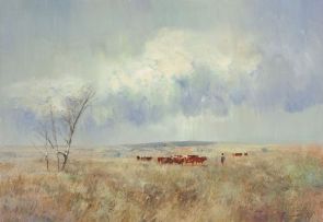 Christopher Tugwell; A Herd Boy in an Extensive Landscape