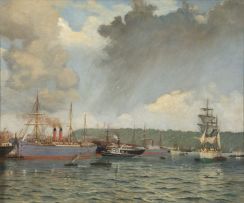 Cathcart William Methven; The Point Wharves, Durban Harbour, circa 1900