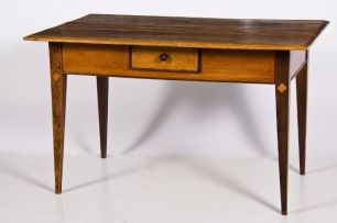A Cape yellowwood and stinkwood side table, 19th century