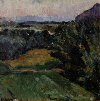 Florence Zerffi; A Wooded Landscape