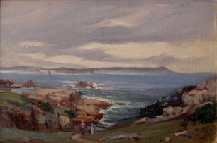 Hugo Naudé; The Cliff Path, Hermanus