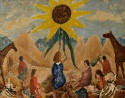 Reginald Turvey; Sunflower Worshipping