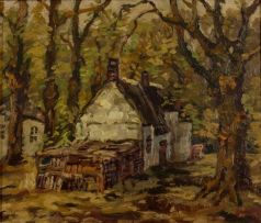 Gregoire Boonzaier; A Cottage in the Woods