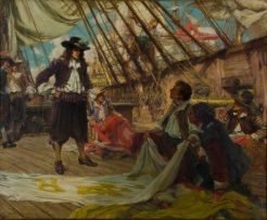 Arthur David McCormick; Samuel Pepys On Board Ship, May 13th 1660
