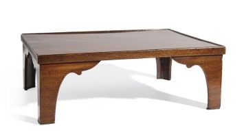 A mahogany bed table, 19th century