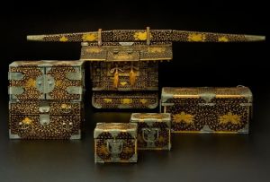 A collection of Japanese lacquer miniatures, 20th century