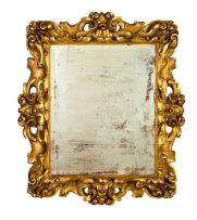 An Italian giltwood mirror, 19th century