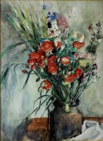 Maud Sumner; Spring Flowers in a Vase