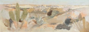 Gordon Vorster; Landscape with Zebra