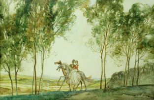 William Timlin; Equestrian Portrait