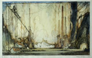 William Timlin; The Building of a Fairy City - The Iron Workers
