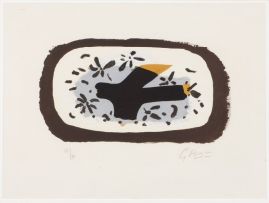Georges Braque; L'oiseau d' Octobre, 1962