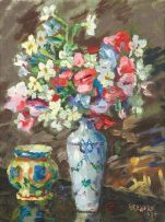 Gregoire Boonzaier; Still Life of Flowers