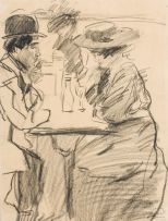 Isaac Israels; A Cafe Scene