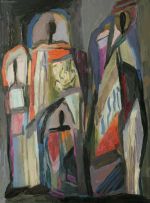 May Hillhouse; Figures in an Archway