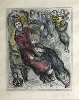 Marc Chagall; Le Roi David à la lyre