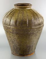 A stoneware martaban, 19th century