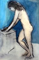 Jean Welz; A Standing Nude
