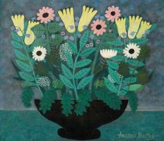 Andrew James Jowett Murray; A Vase of Daisies and Bluebells
