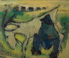 Frans Claerhout; Milking the Goat