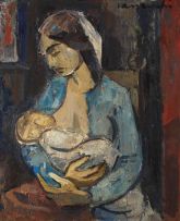 Maurice van Essche; Mother and Baby