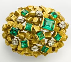 Emerald and diamond ring, Uwe Koetter, 1982