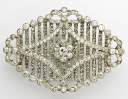 Diamond brooch, circa 1910