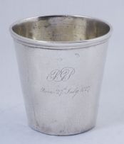A Cape silver beaker, John Townsend, early 19th century