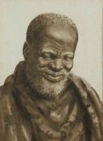 Gerard Bhengu; Portrait of a Child; and Portrait of a Bearded Man, two