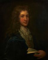 British School late 17th/early 18th Century; Portrait of a Gentleman