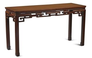 A Chinese padouk altar table, late 18th/early 19th century