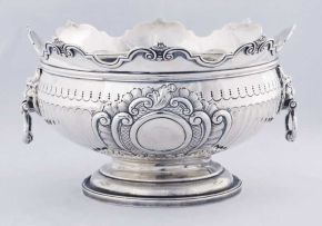 An Edward VII silver bowl, Charles Stuart Harris, London, 1901