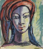 Gerard Sekoto; Portrait of a Woman