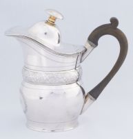 A Cape silver covered jug, Johannes Combrink, 19th century
