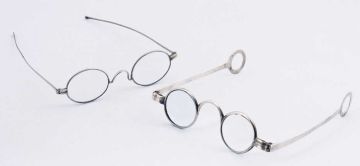 Two pairs of Cape silver spectacle frames, apparently unmarked