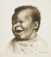 Gerard Bhengu; Portrait of a Smiling Baby