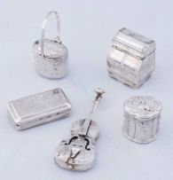 A group of Dutch silver miniatures, Amsterdam, post 1953