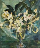 Maud Sumner; A Still Life with Flowers in a Glass Vase