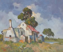 Conrad Theys; An Abandoned House, Western Cape Winter