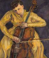 Irma Stern; The Cellist
