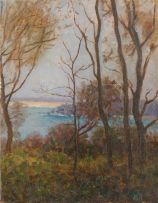 Bertha Everard; Trees and Sea, England