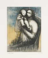 Henry Moore; Mother and Child XXV (Cramer 695)