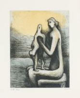 Henry Moore; Mother and Child IV (Cramer 674)