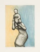 Henry Moore; Mother and Child VIII (Cramer 678)