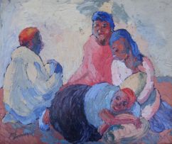 Iris Ampenberger; Four Women Resting
