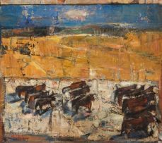 Sidney Goldblatt; A Herd of Cattle