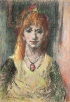 Alexander Rose-Innes; Young Girl with Auburn Hair