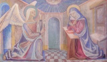Armando Baldinelli; The Annunciation; The Last Supper; The Blessing of Mary and The Ascension of Christ