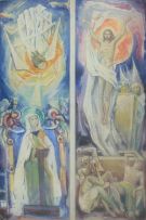 Armando Baldinelli; The Annunciation; The Last Supper; The Blessing of Mary and The Ascension of Christ