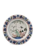 A Chinese 'famille-verte' dish, Kangxi (1662 - 1722)